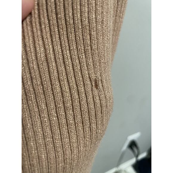 self portrait Beige/ Tan knit dress Size Large . - Picture 4 of 8